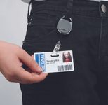 DURABLE Ausweishalter grau