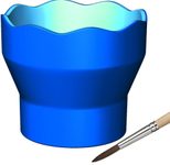 FABER-CASTELL Wasserbecher blau