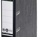 LEITZ Doppelordner 2x A5 quer Karton schwarz