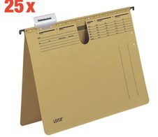 LEITZ Alpha Hängehefter kaufmännische Heftung DIN A4 naturbraun