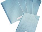 LEITZ Prospekthüllen DIN A4 0.2 mm blau
