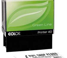 COLOP Textstempel, individualisierbar Printer 40 Greenline mit Logo