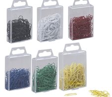 Gowi Büroklammern Metall schwarz