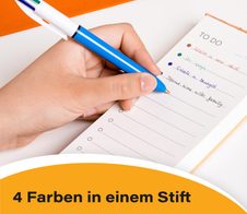 BIC® 4-Farben-Kugelschreiber 0.4 mm Mehrfarbig
