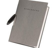 PAGNA Bewerbungsmappen Swing DIN A4 grau