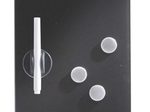 Zeller Glas-Magnettafel 20,0 x 40,0 cm schwarz