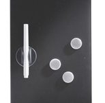 Zeller Glas-Magnettafel 20,0 x 40,0 cm schwarz