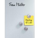 Zeller Glas-Magnettafel 20,0 x 40,0 cm weiß
