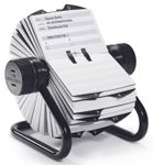 DURABLE Telefon-/Adress-Rollkartei schwarz, für 500 Adress,- Telefonkarten