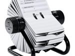 DURABLE Telefon-/Adress-Rollkartei silbergrau, für 500 Adress,- Telefonkarten