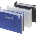 FolderSys Fächermappe DIN A4 12-Fach  transparent