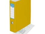DONAU Doppelordner 2x A5 quer Karton gelb