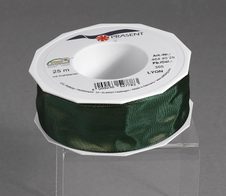 PRÄSENT Geschenkband Lyon 40 mm x 25 m grün
