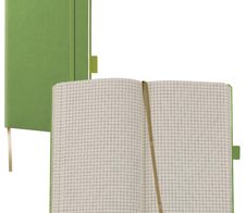 Lediberg Notizbuch ca. DIN A6 kariert, 192 Seiten