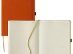 Lediberg Notizbuch ca. DIN A4 kariert, 240 Seiten orange