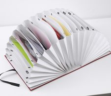 dots Vorordner DIN A4 20-Fach  rot