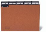 DURABLE Karteikartenregister A-Z braun für DIN-A4-Karteikästen