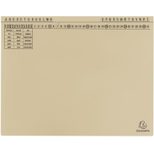 Exacompta Exaflex Standard Hängehefter Amtsheftung / kaufmännische Heftung DIN A4 chamois