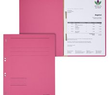 LEITZ Ösenhefter DIN A4 kaufmännische Heftung, Amtsheftung rot