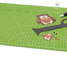 WEDO Schneidematte 45,0 x 30,0 cm apfelgrün