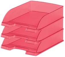 LEITZ Briefablage DIN A4 rot-transparent