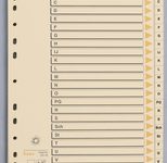 bene Ordnerregister Vollformat A-Z DIN A4