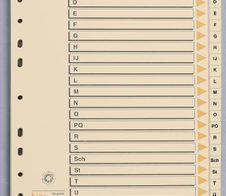 bene Ordnerregister Vollformat A-Z DIN A4