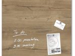 SIGEL Glas-Magnettafel 48,0 x 48,0 cm Natural Wood