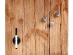 Zeller Glas-Magnettafel 40,0 x 40,0 cm Wood