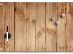 Zeller Glas-Magnettafel 60,0 x 40,0 cm Wood