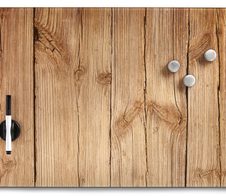 Zeller Glas-Magnettafel 60,0 x 40,0 cm Wood