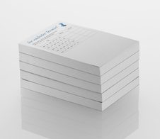 Terminblöcke 7.4 cm  x 10.5 cm grau