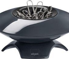 SIGEL Büroklammerspender Eyestyle  dark grey