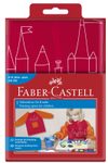 FABER-CASTELL unisex Kinder Malschürze rot/orange