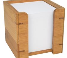 WEDO Zettelbox braun inkl. 900 Notizzettel