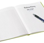 LEITZ Notizbuch DIN A4 kariert, 160 Seiten