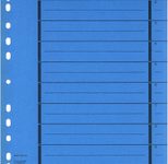 Wekre Trennblätter DIN A4 190 g/m² blau