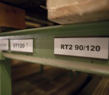 FRANKEN Etikettenhalter magnetisch dunkelbraun