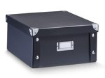 Zeller Aufbewahrungsbox 9,6 l - 26,0 x 31,0 x 14,0 cm schwarz