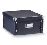 Zeller Aufbewahrungsbox 9,6 l - 26,0 x 31,0 x 14,0 cm schwarz