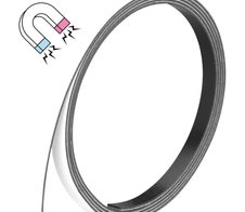 FRANKEN Magnetband 0,5 x 100,0 cm weiß