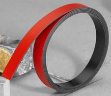 FRANKEN Magnetband 1,0 x 100,0 cm rot