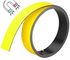 FRANKEN Magnetband 1,5 x 100,0 cm gelb