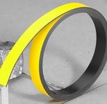 FRANKEN Magnetband 1,0 x 100,0 cm gelb
