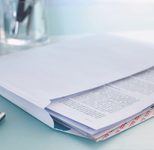 ELCO Faltentaschen ca. DIN C4 weiß