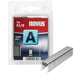 novus Tackerklammern 11.3 mm 8 mm