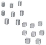 Be!Board® Magnete 1,0 x 1,0 x 1,0 silber