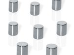 Be!Board® Magnete Ø 0,8 x 1,0 silber