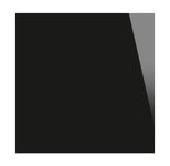 Be!Board® Glas-Magnettafel 45,0 x 45,0 cm schwarz
