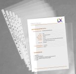LEITZ Prospekthüllen DIN A4 0.085 mm transparent